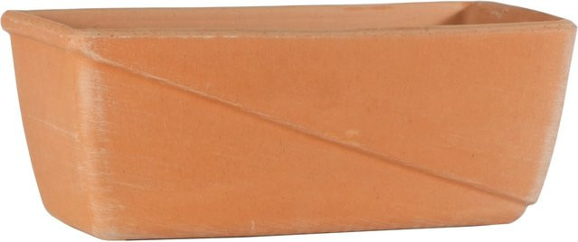 Balkonkasten Line aus Keramik in Braun, B/T/H: 30 x 19 x 16 cm - Bild 1