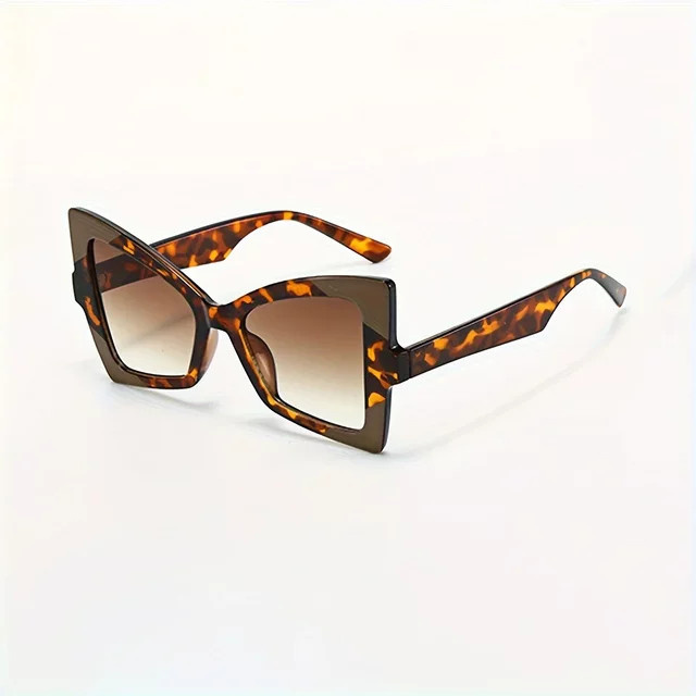 YuYing Sonnenbrille, oval, Vollrand, Kunststoff, braun, Unisex - Bild 1