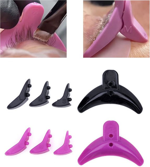 FUNMIX Silikon-Wimperndauerwellen-Pads, Größe 3, 1 Paar, Purple - Bild 1