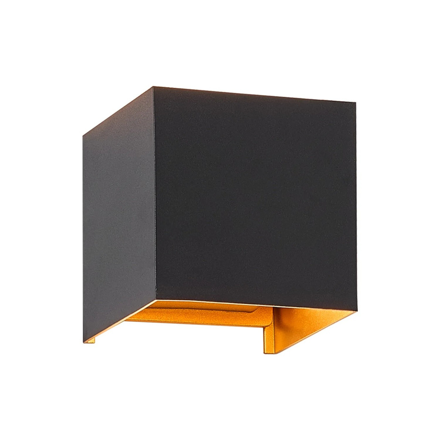 NETTLIFE LED Wandleuchte Applique in Schwarz und Gold, IP65 wasserdicht, verstellbarer Doppelstrahl Up-Down, G9 Fassung, 3W, Warmweiß 3000K - Bild 2