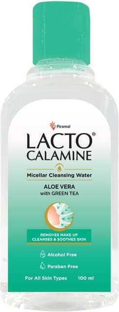Lacto Calamine Mizellenwasser Make-up-Entferner, 100 ml, Aloe Vera, Niacinamid - Bild 1