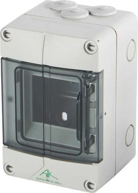 Spelsberg Aufputz-Kleinverteiler AK 03 IP65 Grau B/H/T: 15,0 x 9,6 x 3,0 cm - Bild 1