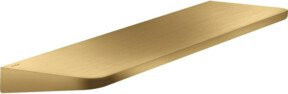 Hansgrohe Axor Universal Circular Wandablage aus Metall in Brushed Gold Optik, B/T/H: 40 x 11 x 1,1 cm - Bild 1