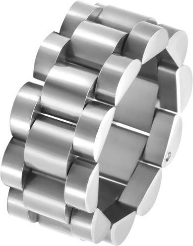 Freedom Fashion Uhrenkettenring, vergoldeter Edelstahl, 10 mm, Unisex - Bild 1