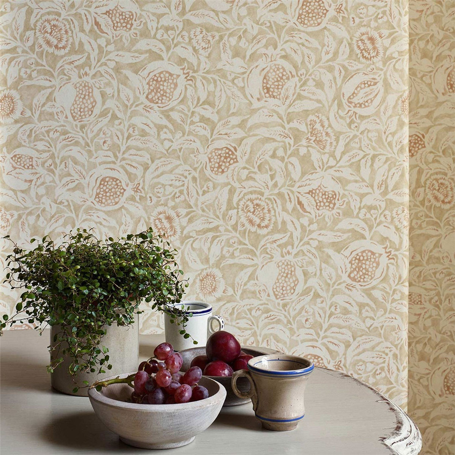 Sanderson Tapete Annandale in Amber und Sepia/Beige - Bild 1