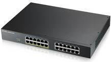 Zyxel GS1915-24EP Smart Switch NebulaFlex mit 24 GbE Ports, 12 Ports PoE+ 130 Watt, Schwarz - Bild 1