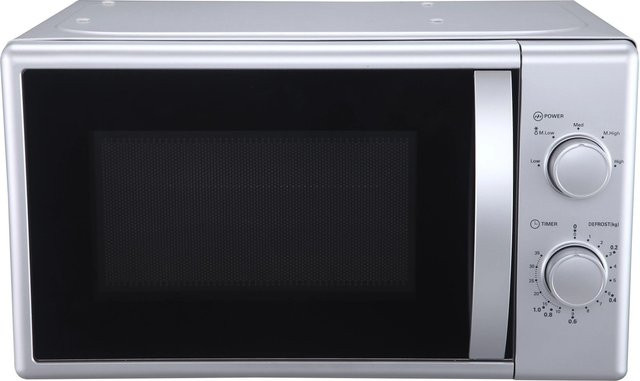 PKM Unterbau-Mikrowelle MW700-20 UB2 in Silber mit 20 l Volumen und 700 W Leistung - Bild 1