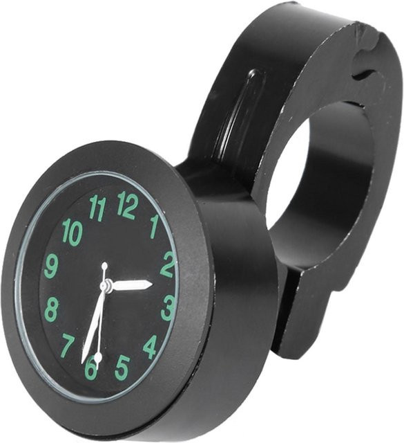 KaiSai Motorradlenkeruhr, Schwarz, Wasserdicht, Nachtleuchtend, Unisex - Bild 1
