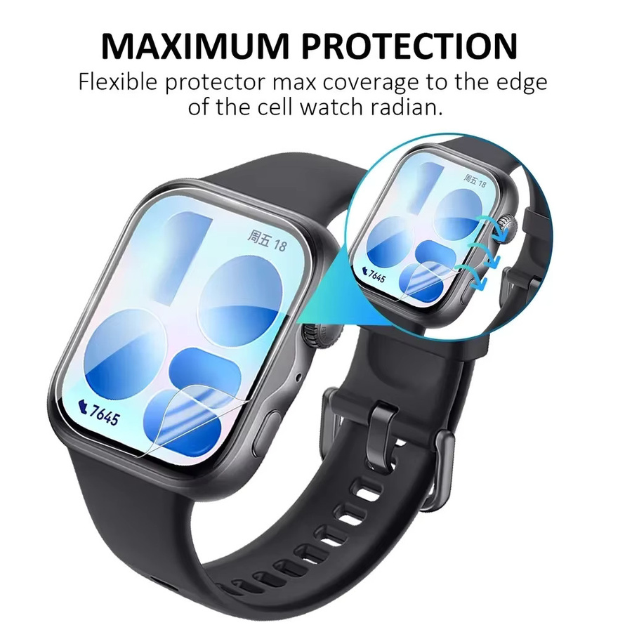 Displayschutzfolie Huawei Watch Fit 5, TPU, transparent - Bild 2