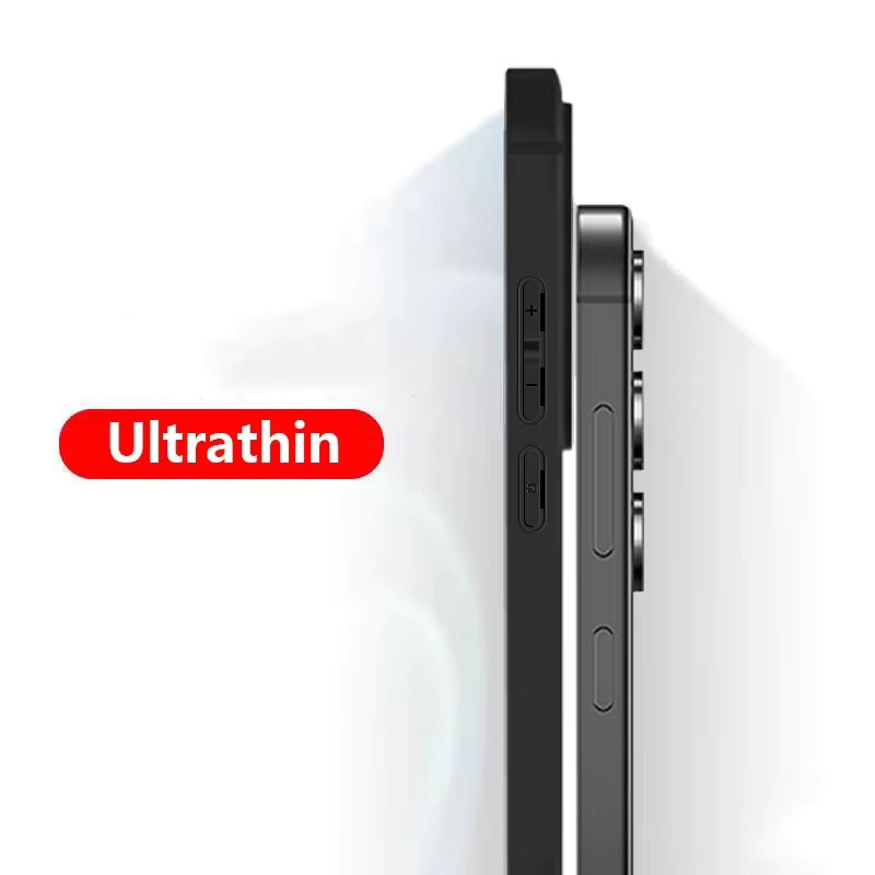 Weiche TPU Silikonhülle für Samsung Galaxy S26 S25 S24 S23 S22 Ultra S24 FE A57 A37 A17 A56 A36 A55 A54 A35 A15 A16 in Purple und Black - Bild 3