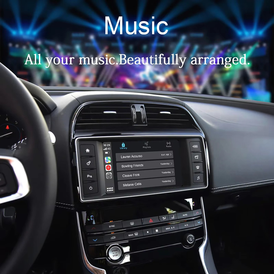 EzoneTronics Wireless Carplay und Android Auto Adapter für Land Rover und Jaguar in Schwarz - Bild 4