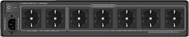 AudioQuest Niagara 3000 EU Stromfilter in Schwarz - Bild 1