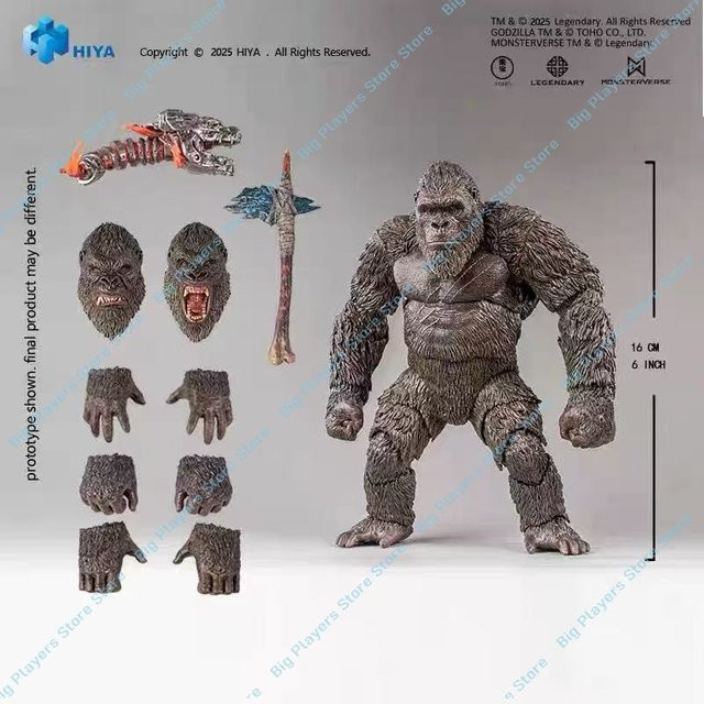 HIYA Godzilla vs. Kong Kong 2.0, Actionfigur, Maßstab 1:12 - Bild 1