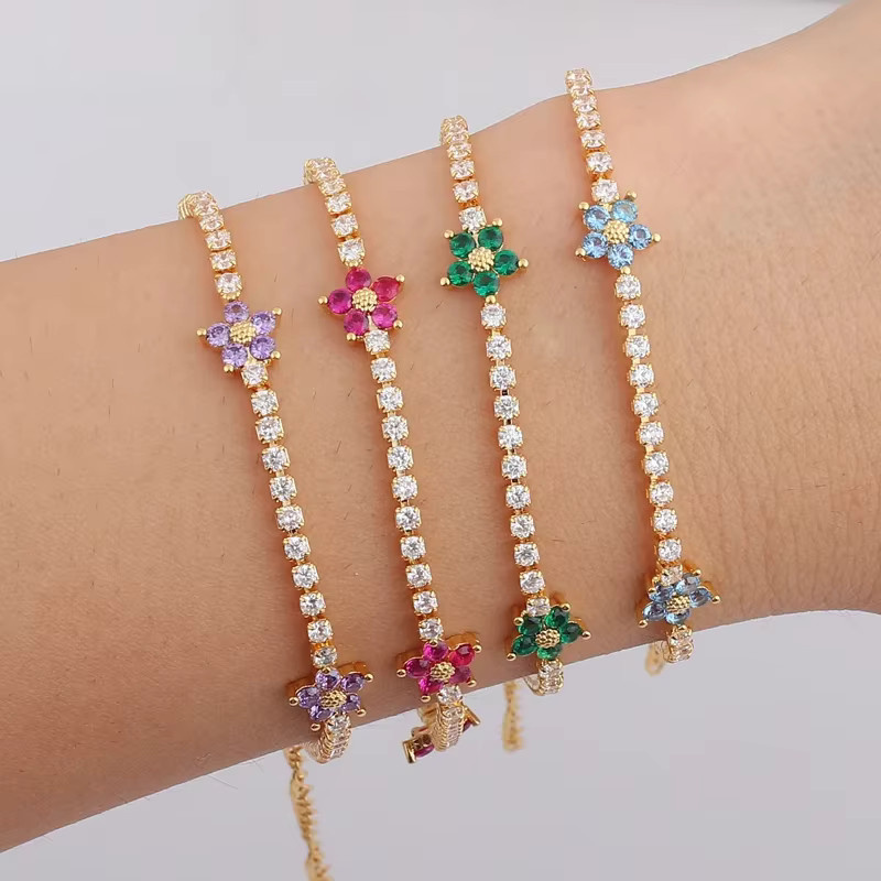 YUYAN Armband, Zirkonia, Bunt, Damen - Bild 1