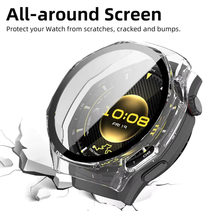 Huawei Displayschutzhülle, gehärtetes Glas, transparent, Huawei Watch GT6 Pro 46 mm - Bild 1