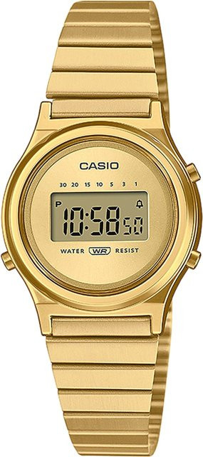 Casio Digitaluhr, Quarz, Gold, Kunststoff, 26 mm, Damen - Bild 1