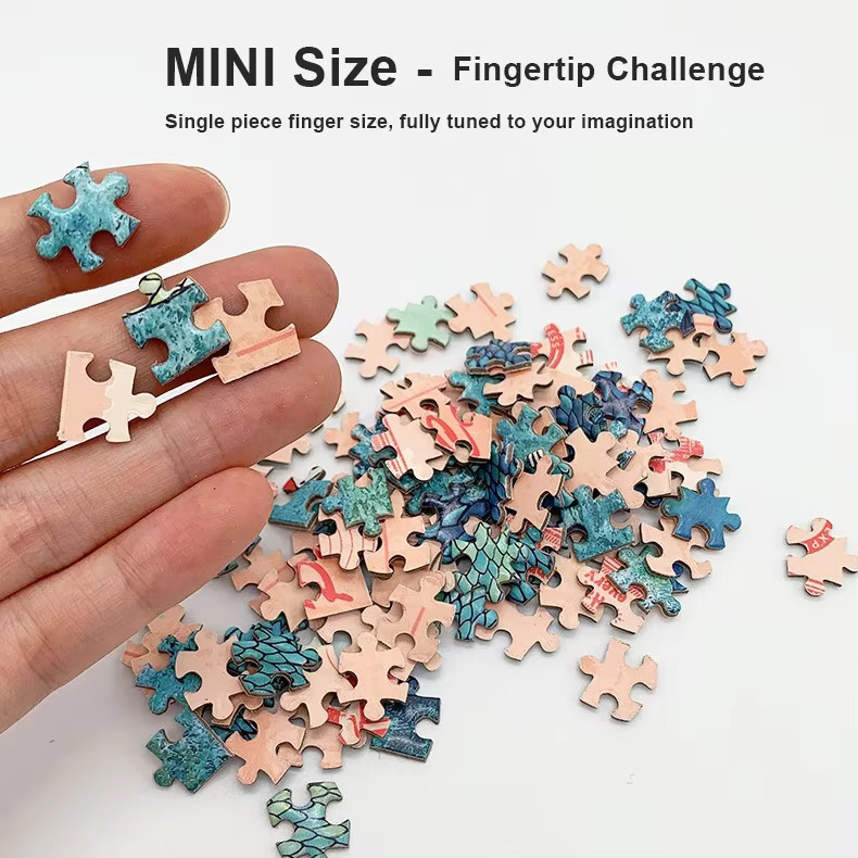 MaxRenard Mini Reagenzglas Puzzles, Meerestiere, 150-teiliges Set - Bild 2