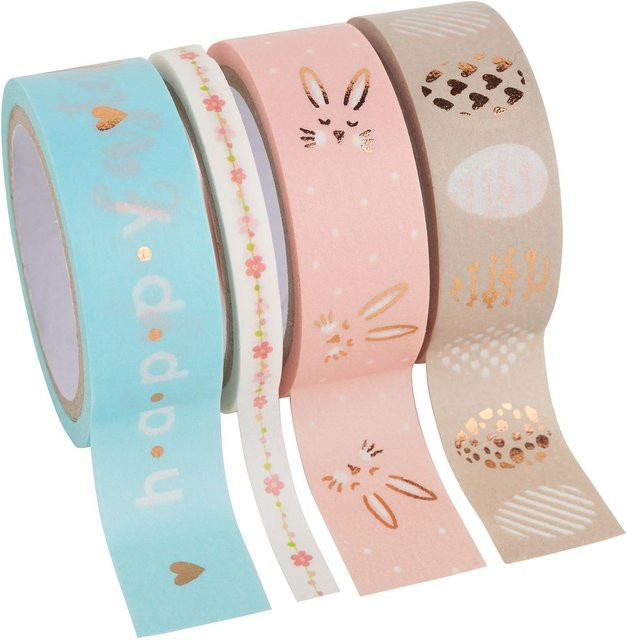 Washi Tape Set Hot Foil Easter in Multicolor - Bild 1