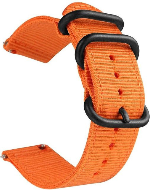Smartwatch Armband Nylon, orange, Unisex - Bild 1