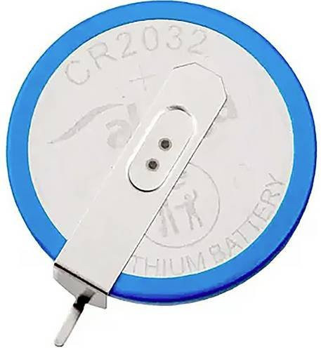 Akyga Knopfzelle CR2032 3V 210 mAh Li-MnO2 in Silber - Bild 1