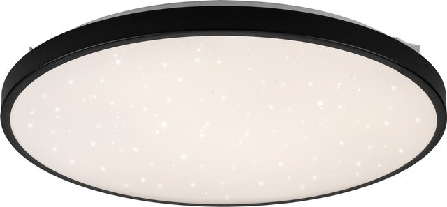 LIVARNO LED-Deckenleuchte rund in Schwarz mit Farbtonsteuerung, Dimmer und Fernbedienung, Durchmesser: 38 cm - Bild 1