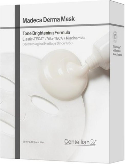 CENTELLIAN24 Madeca Derma Maske, Tonaufhellende Formel, 10 Stück - Bild 1