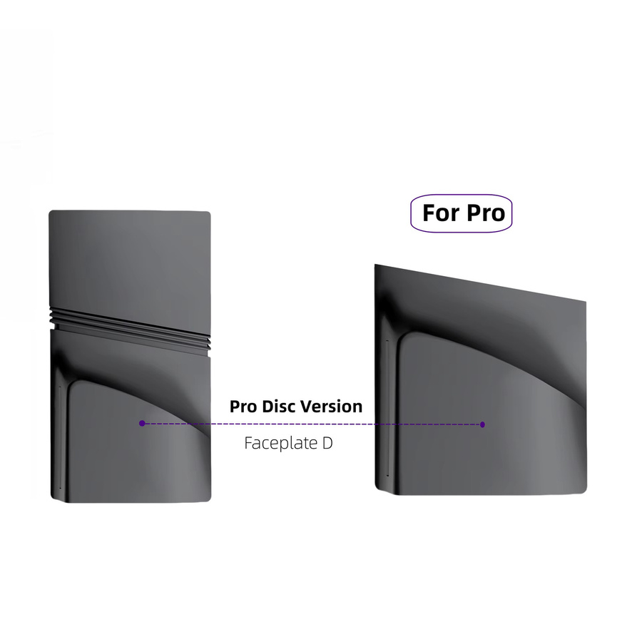 Kolorkoli Pro Disc Edition Ersatz-Frontplatte für PlayStation 5 Pro in Schwarz - Bild 5