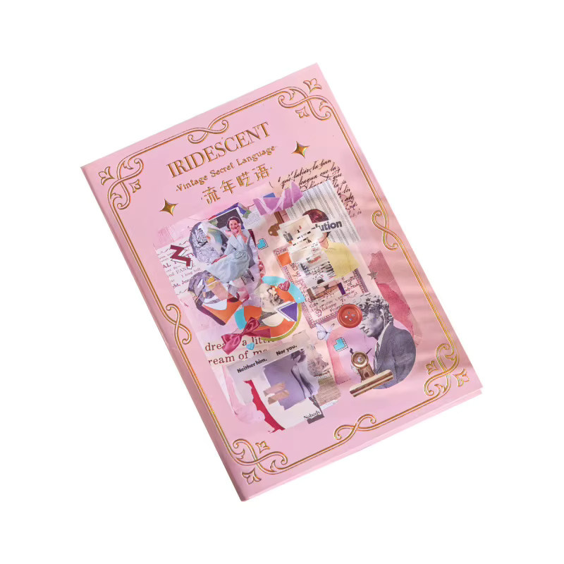 20-teiliges nostalgisches Aufkleberbuch mit Retro-Designs wie Kameras und Schreibmaschinen, Mehrfarbig - Bild 3