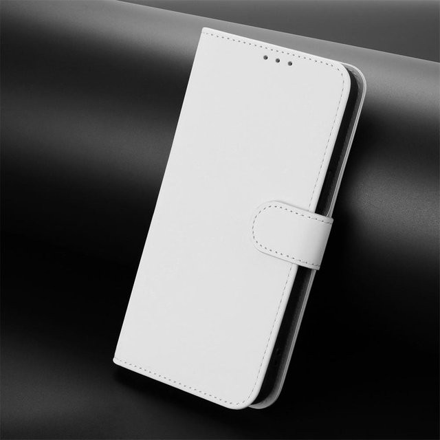 Magnetische Luxus Leder Brieftaschenhülle für Xiaomi 11X, 11X Pro, 11i, 11T, 11 Ultra, 10T und 10 Lite in Weiß - Bild 1