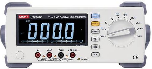 Uni-T UT8803E Tisch-Multimeter digital und analog, CAT II 600V, 6000 Counts, Weiß - Bild 1