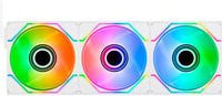 Thermaltake SWAFAN 140 EX INFINITY Gehäuselüfter in Weiß mit Multicolour-Beleuchtung - Bild 1