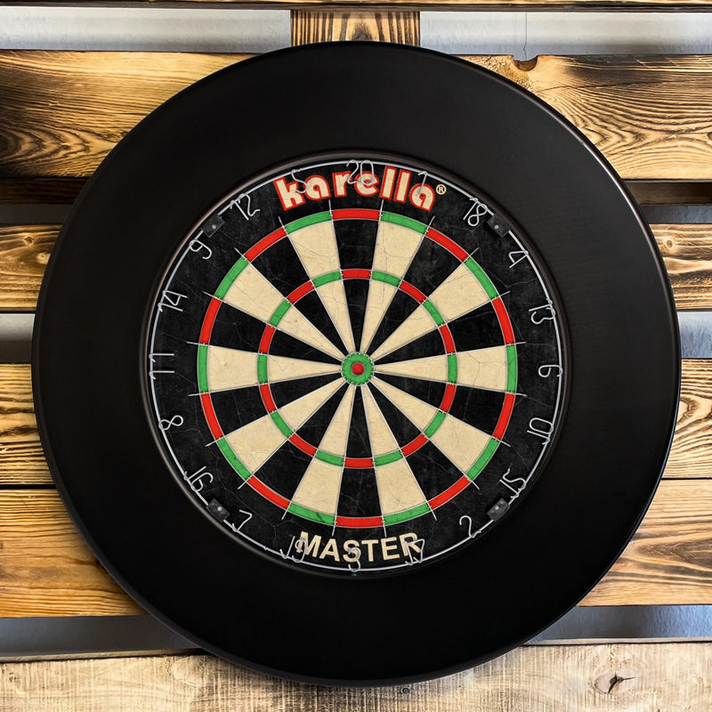 Karella PU-Catchring, Auffangring für Dartspiele, schwarz - Bild 2