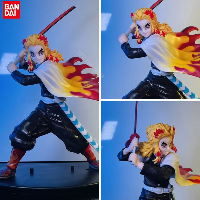 Bandai Anime Figur Demon Slayer Tanjiro Azuma Zenitsu Kyoujuro Mehrfarbig aus Kunststoff - Bild 4