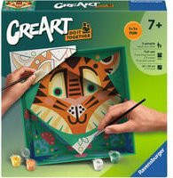 Ravensburger CreArt Do it together Tiger Malen ab 7 Jahren Set - Bild 1