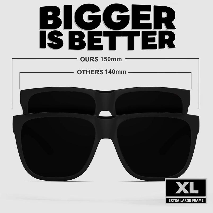 MAXJULI Z8246 Sonnenbrille, Quadratisch, Vollrand, TR90, Unisex, Black - Bild 3