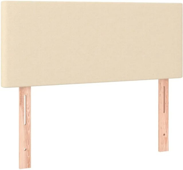 vidaXL LED Kopfteil modern in Beige mit USB-Ladeport und integrierter Beleuchtung, B/T/H: 80 x 5 x 78/88 cm - Bild 1