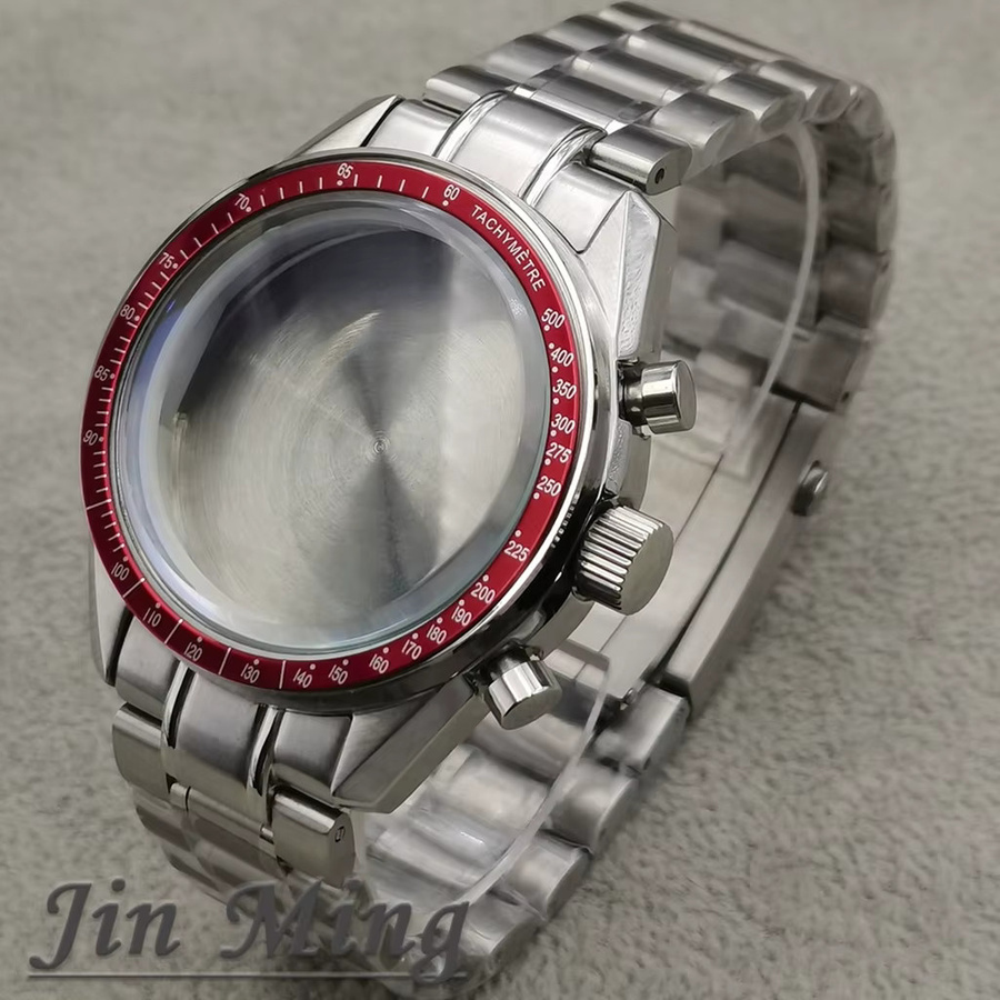 LUJIE Uhrenarmband Edelstahl, Silber, 39,7 mm - Bild 2