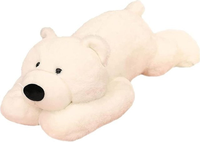 Wucifang Bags Beschwertes Kuscheltier Eisbär, Plüschtier, Weiß, ab 3 Jahre - Bild 1