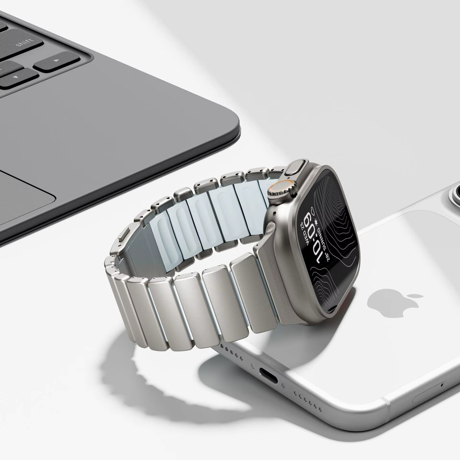 CAOWTAN Armband Titan, Silber, Unisex - Bild 5