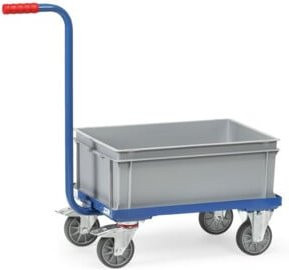 Fetra Griffroller KF 4 aus Stahl in Blau-Grau mit 250kg Tragkraft, B/T/H: 60,0 x 40,0 x 22,0 cm - Bild 1