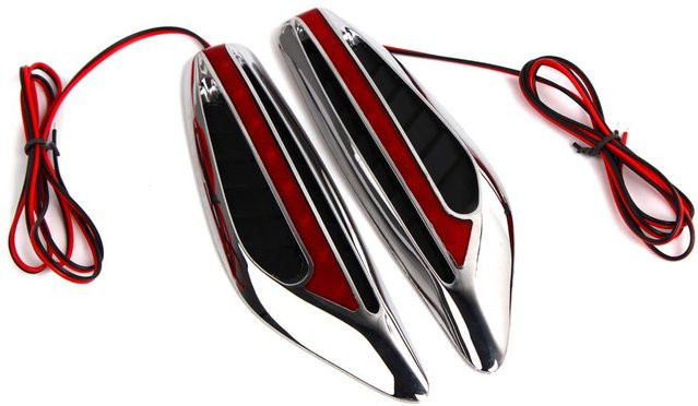 LEEPEE Automotive Parts 3W LED Auto Seitenblinker in Klingenform, Rot, 12V - Bild 1
