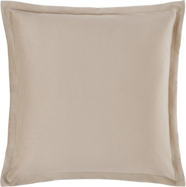Mömax Kissenhülle Sandy in Braun und Beige, quadratisch, B/H: 40 x 40 cm - Bild 1