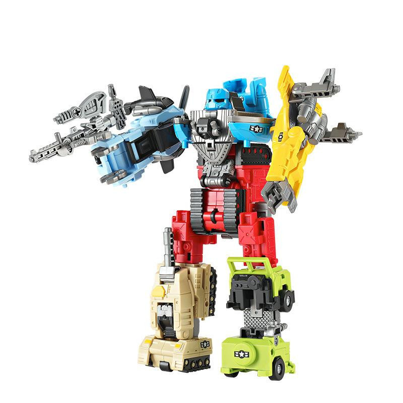 Yiran toy 1 6-in-1 Auto-Verwandlung Roboter Action-Modell Panzer LKW Konstruktor Modell Montage Spielzeug 6-12 Jahre - Bild 2
