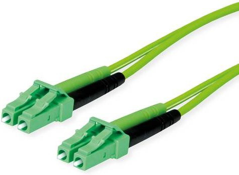 Telegärtner LWL Rangierkabel OM5, 2x G50/125 auf 1x LC Duplex zu 1x LC Duplex, grün, Länge: 3 m - Bild 1