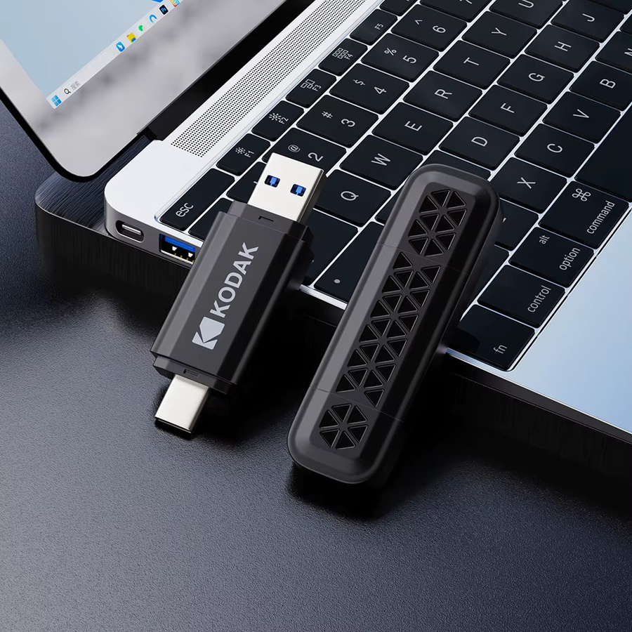 Kodak OTG USB-Stick USB 3.2 Typ C mit 256 GB in Schwarz - Bild 3