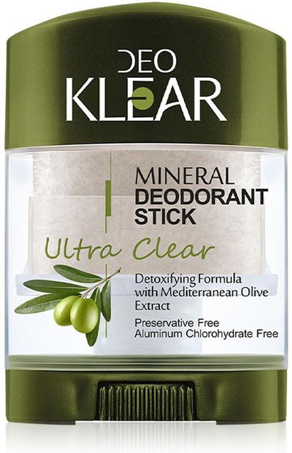 DEOKLEAR Mineral Deodorant Stick, Olivenextrakt, Unisex - Bild 1