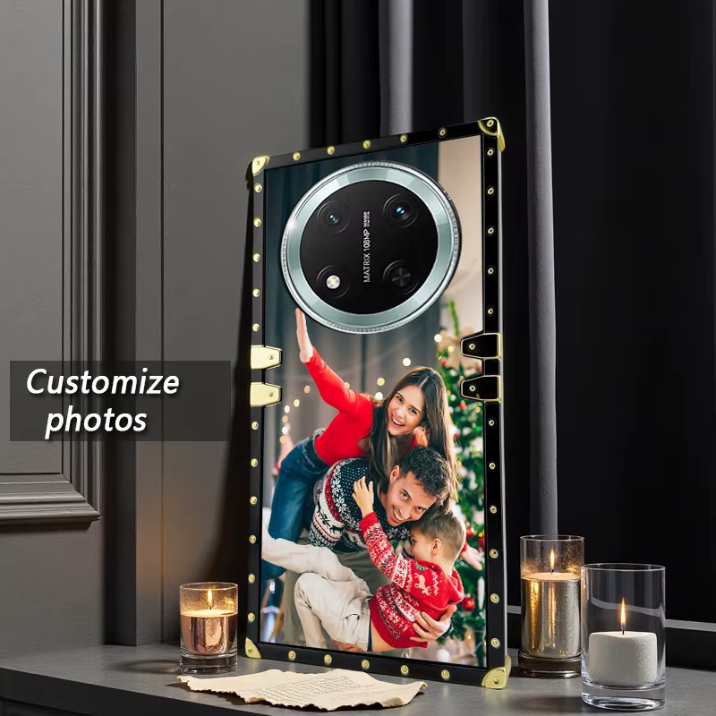 Quadratische galvanisierte Nieten-Telefonhülle für Honor 50 70 90 Magic7 Lite 6 Lite 5 X9A X9B X8 X7a X6 - Bild 3