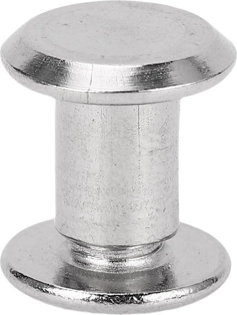 Koogeelife 50 Paar M5 Edelstahl Flachrundkopf Nieten und Schrauben in Silber für Lederhandwerk - Bild 1