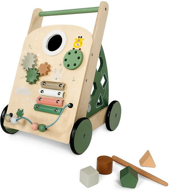 Lemodo Lauflernwagen aus Holz mit Activity-Board ab 1 Jahr - Bild 1