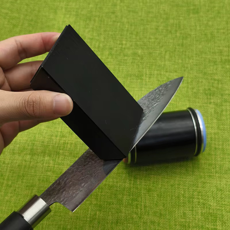 RSCHEF Rollender Messerschärfer mit doppelseitigem Diamant-Schleifstein in Schwarz, magnetischer Winkel 15-20 Grad für die Küche - Bild 2